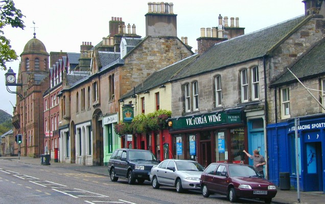 Penicuik High Street shops - See text below