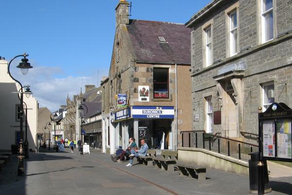 Thurso High Street shops - See text below